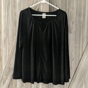Faded Glory Women's Faux Suede Top Size XL
